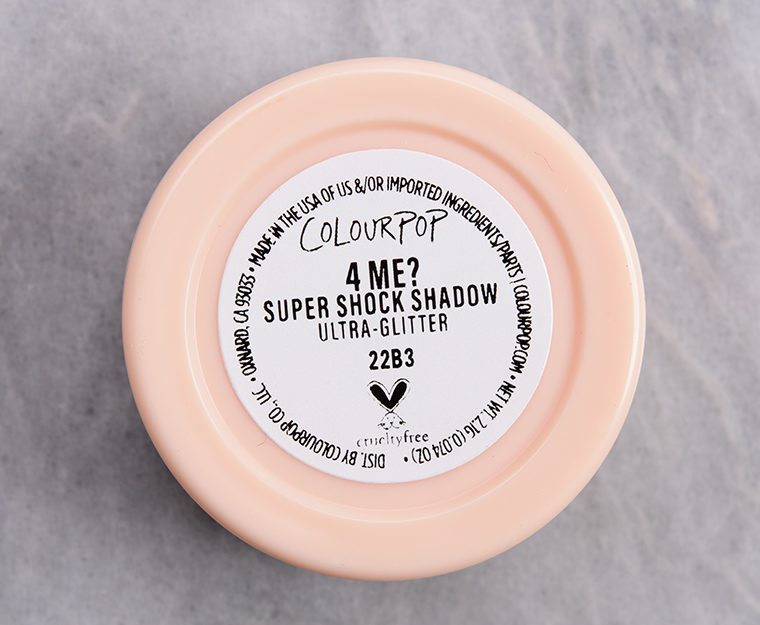 ColourPop 4 Me Super Shock Shadow