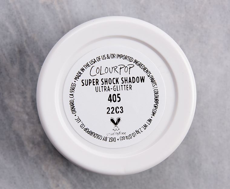 ColourPop 405 Super Shock Shadow