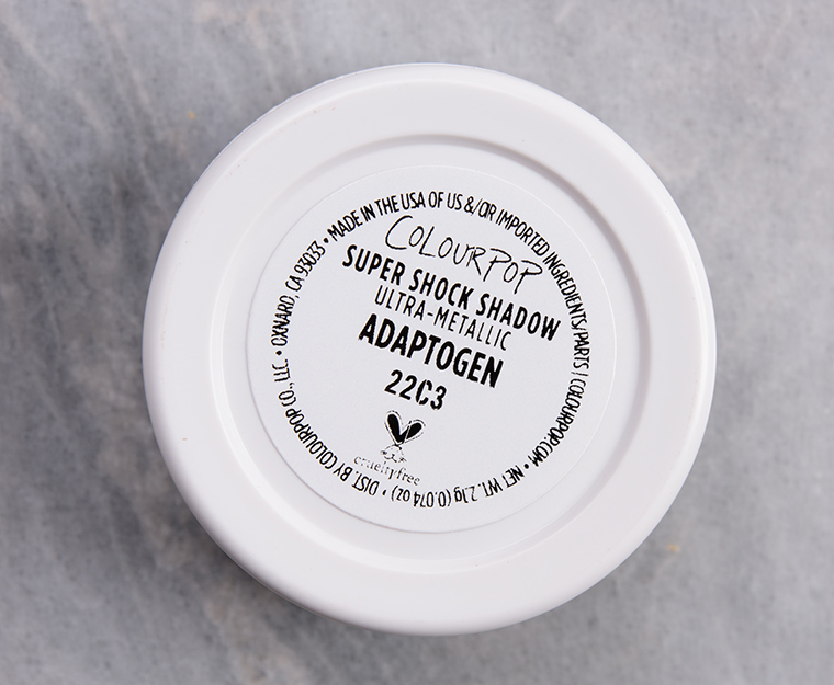 ColourPop Adaptogen Super Shock Shadow