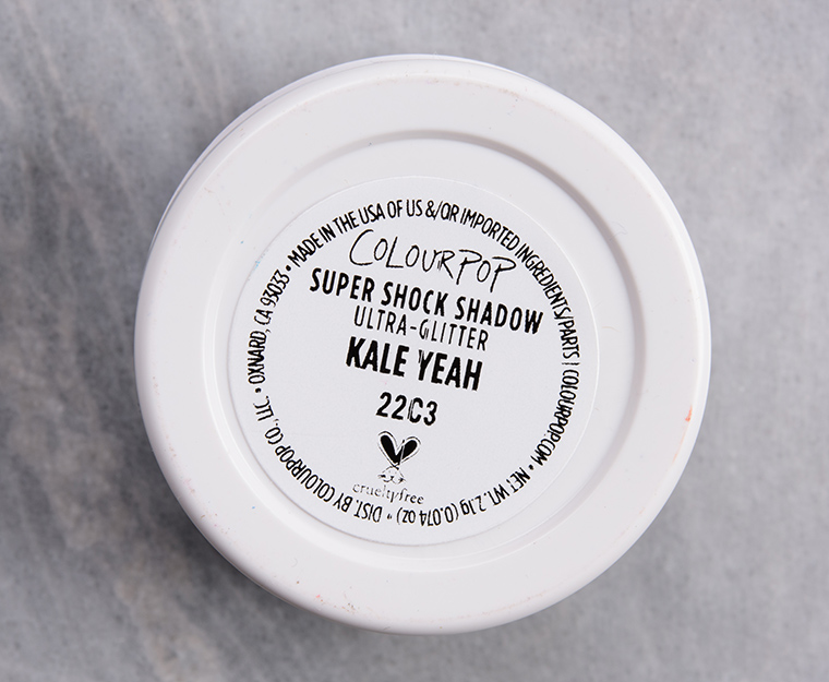 ColourPop Kale Yeah Super Shock Shadow