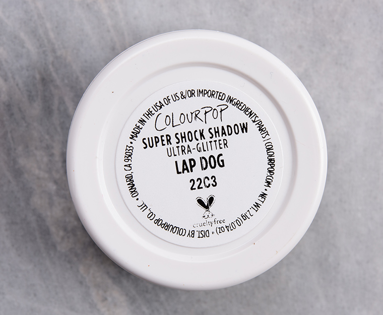 ColourPop Lap Dog Super Shock Shadow