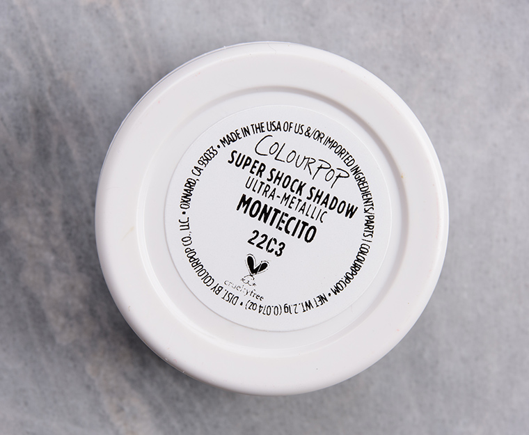 ColourPop Montecito Super Shock Shadow