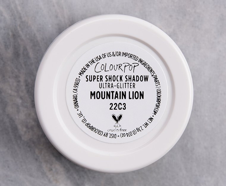ColourPop Mountain Lion Super Shock Shadow