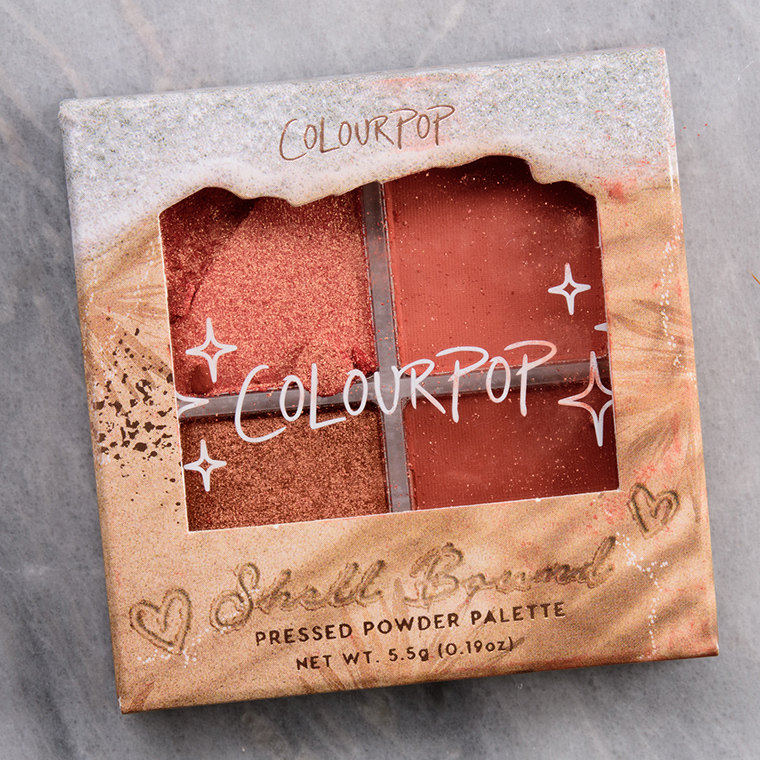 ColourPop Shell Bound Pressed Powder Shadow Quad