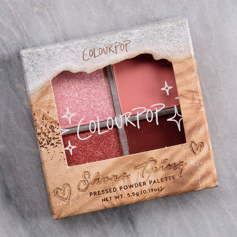 ColourPop Shore Thing Pressed Powder Shadow Quad