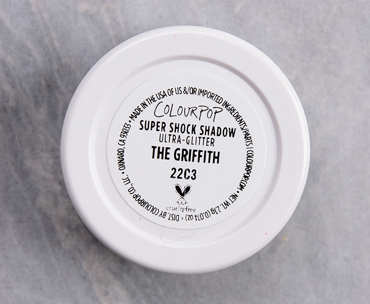 ColourPop The Griffith Super Shock Shadow
