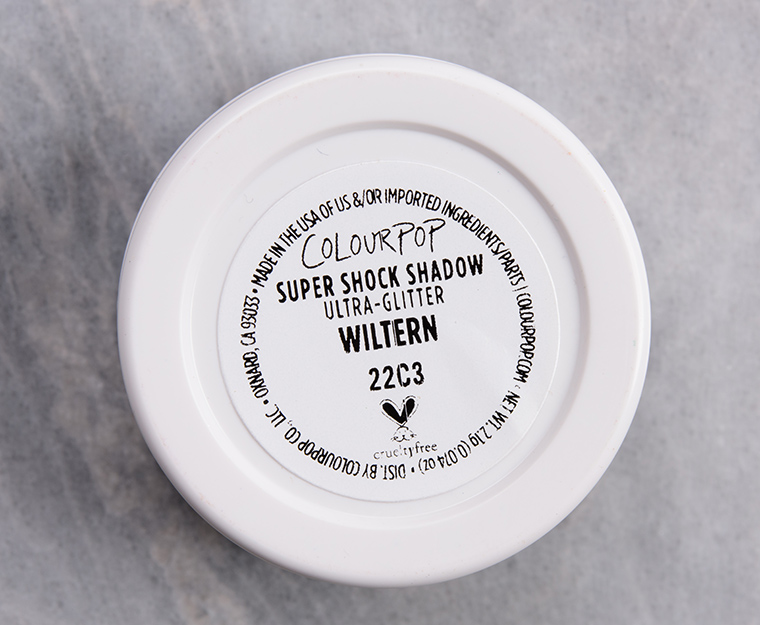ColourPop Wiltern Super Shock Shadow