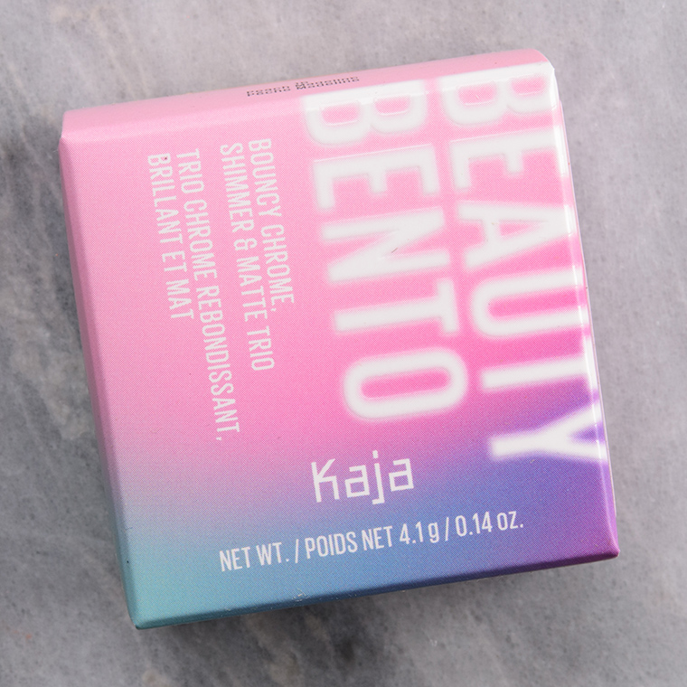 Kaja Peach Madeline Beauty Bento Bouncy Shimmer Eyeshadow Trio