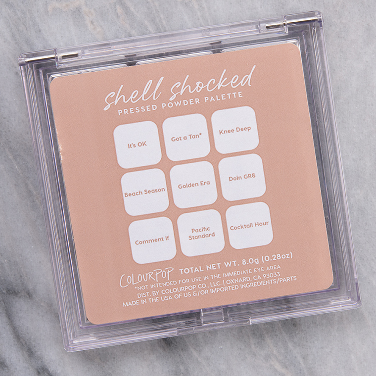 ColourPop Shell Shocked 9-Pan Shadow Palette (Plastic)
