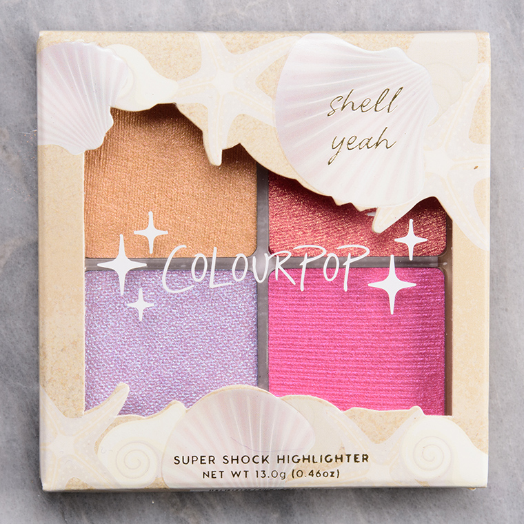 ColourPop Shell Yeah 4-Pan Cheek Palette