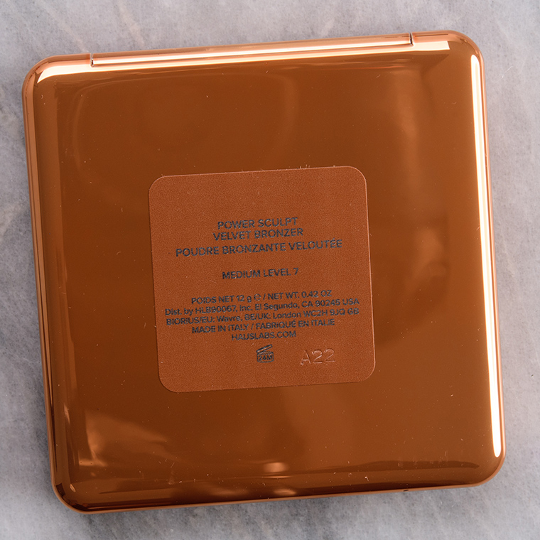 Haus Labs Medium Level 7 Power Sculpt Velvet Bronzer