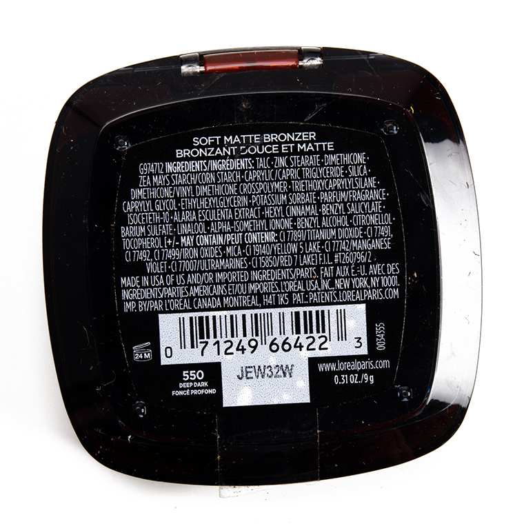L'Oreal Deep Dark Infallible 24H Fresh Wear Soft Matte Bronzer