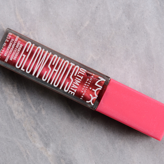 NYX Raspberry Rave Glow Shots Liquid Eyeshadow Review & Swatches