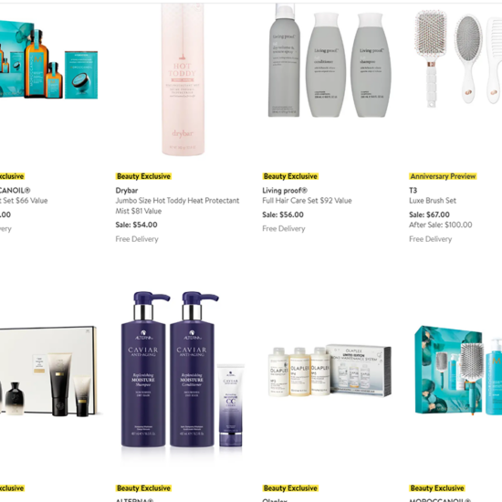 Summer 2022 Nordstrom Anniversary Haircare