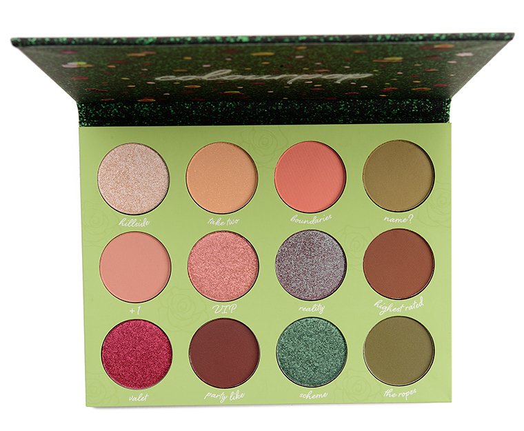 ColourPop On the List 12-Pan Pressed Powder Shadow Palette