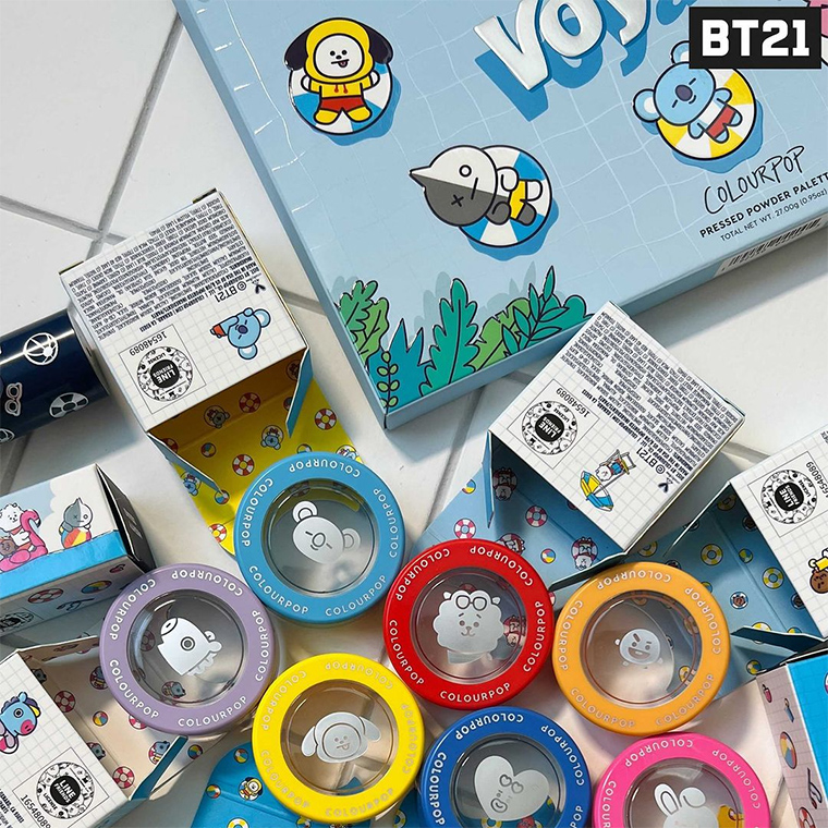 ColourPop x BT21 (by BTS) Collection Launches July 14th w/More Photos!