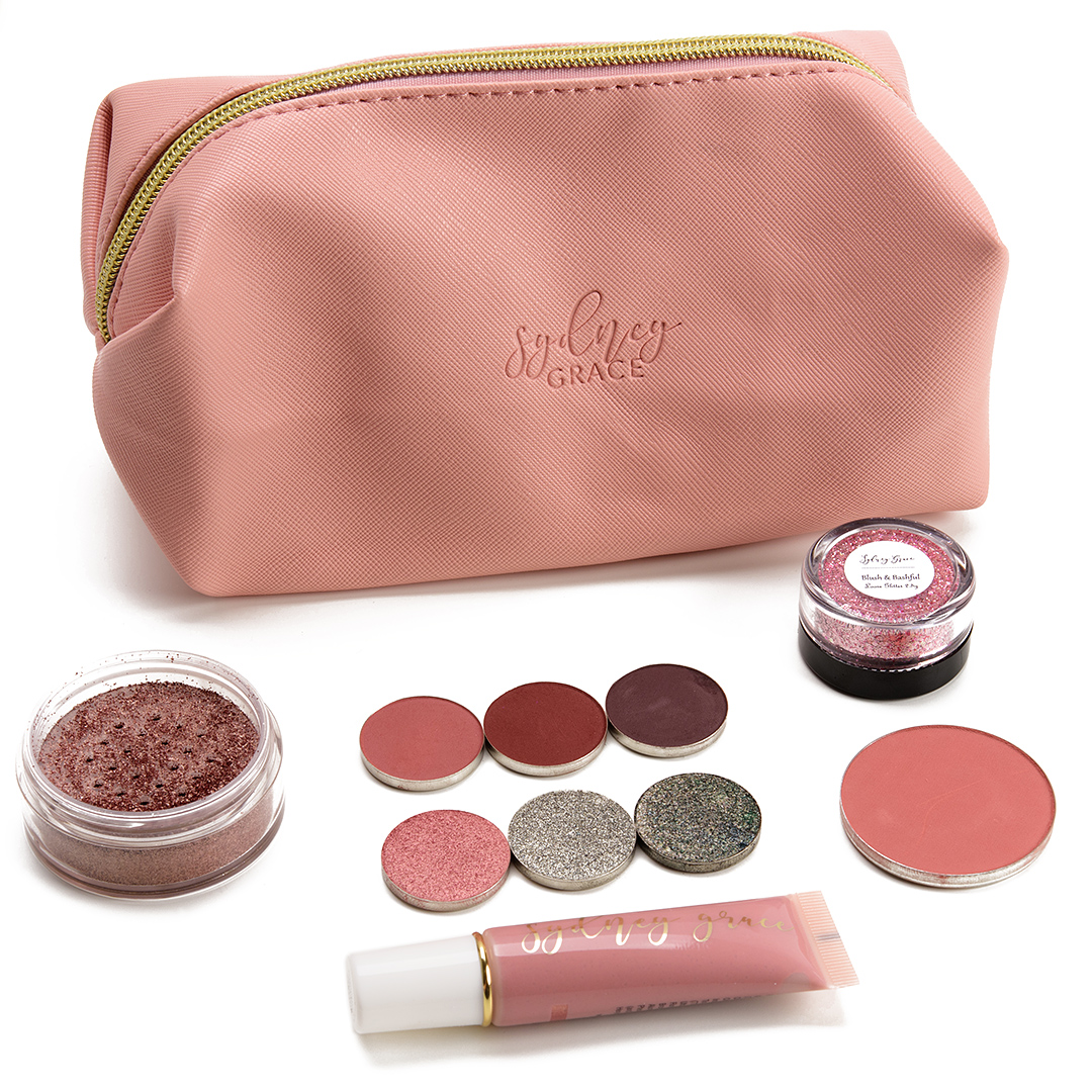Sydney Grace Navy + Peach Mystery Bag Swatches