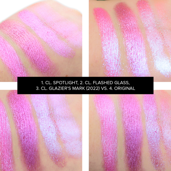 Clionadh Flashed Glass Electric Multichrome Pressed Pigment Review & Swatches