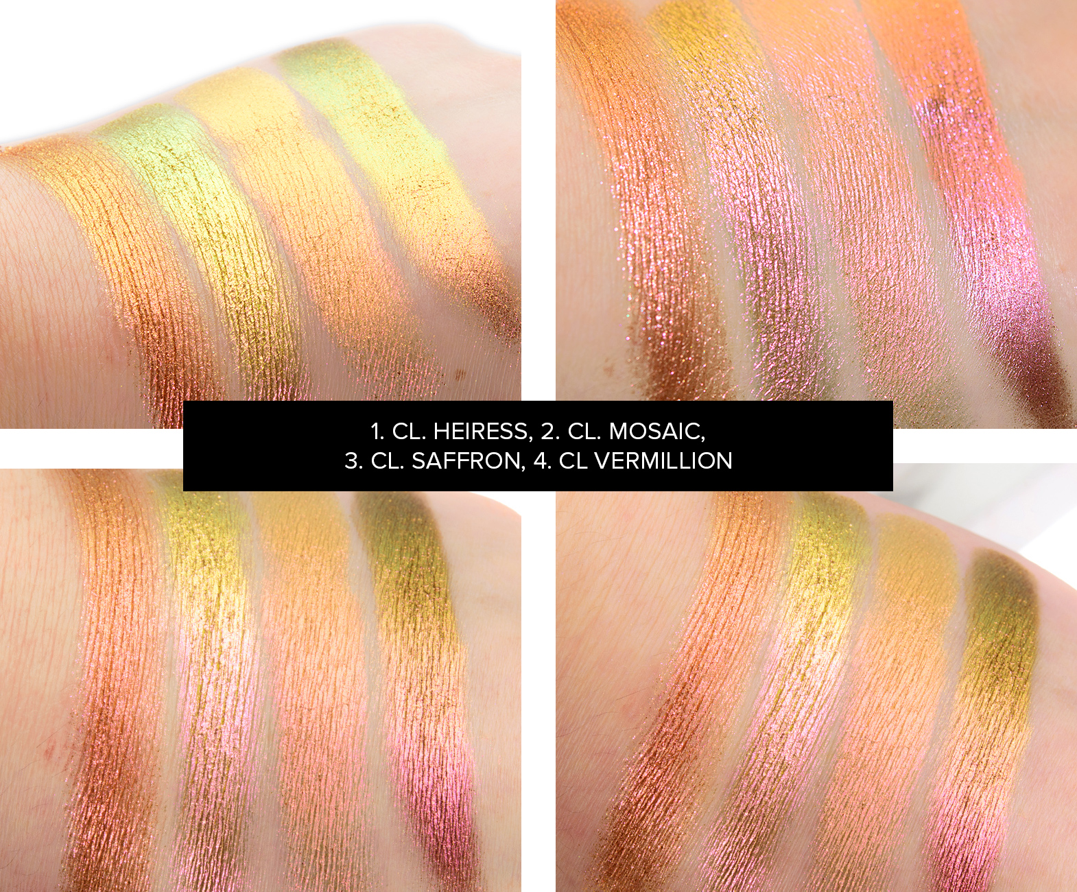 Clionadh Saffron Deep Iridescent Multichrome Eyeshadow