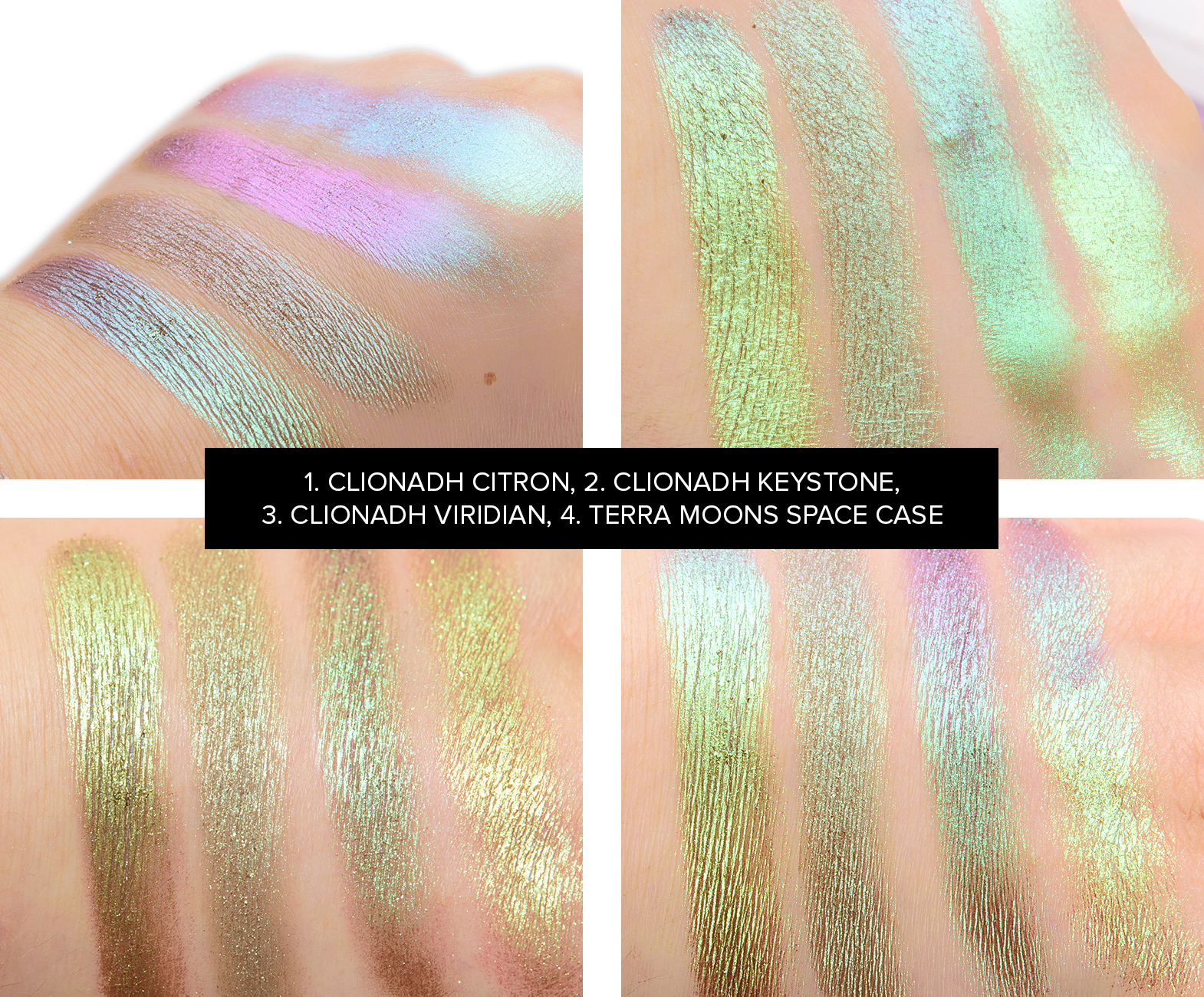 Clionadh Viridian Deep Iridescent Multichrome Eyeshadow