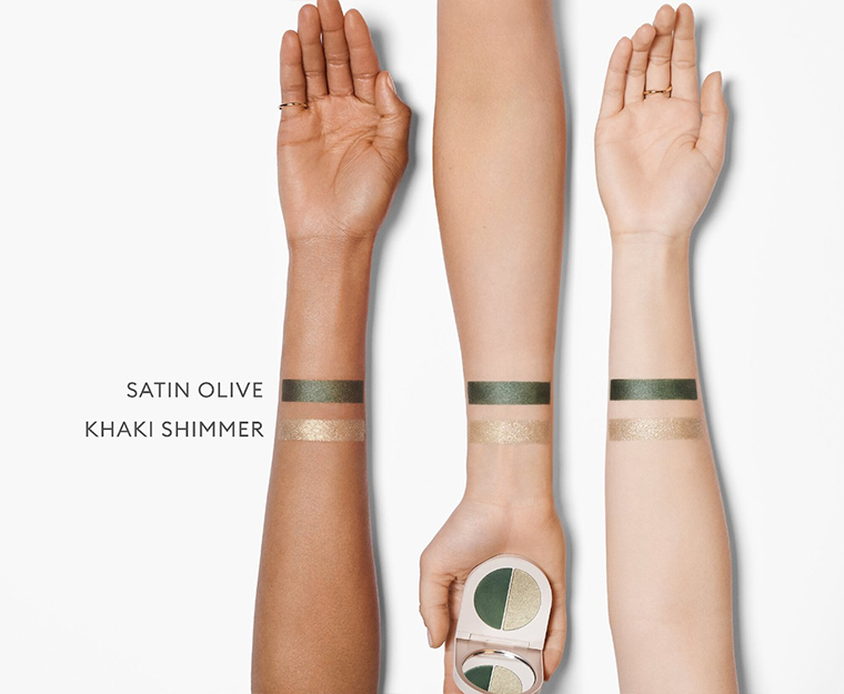 Rose Inc Satin & Shimmer Duet Powder & Cream Eyeshadow for Fall 2022