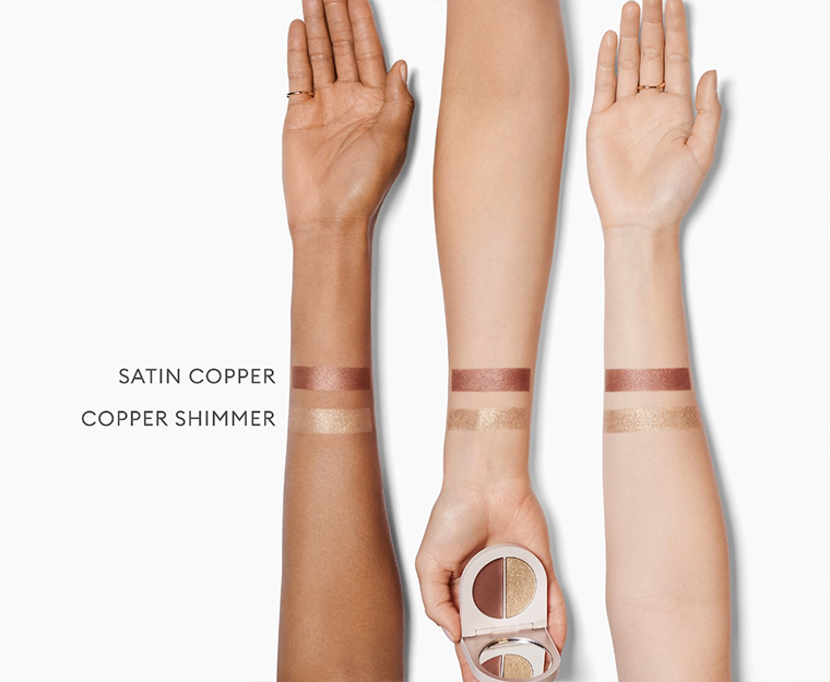 Rose Inc Satin & Shimmer Duet Powder & Cream Eyeshadow for Fall 2022