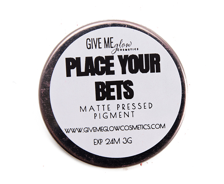 Give Me Glow Place Your Bets Matte Pressed Pigment
