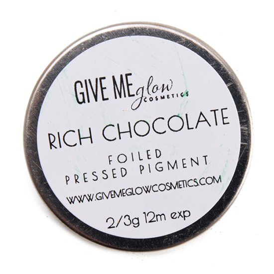 Give Me Glow Rich Chocolate Foiled Pressed Shadow Review & Swatches