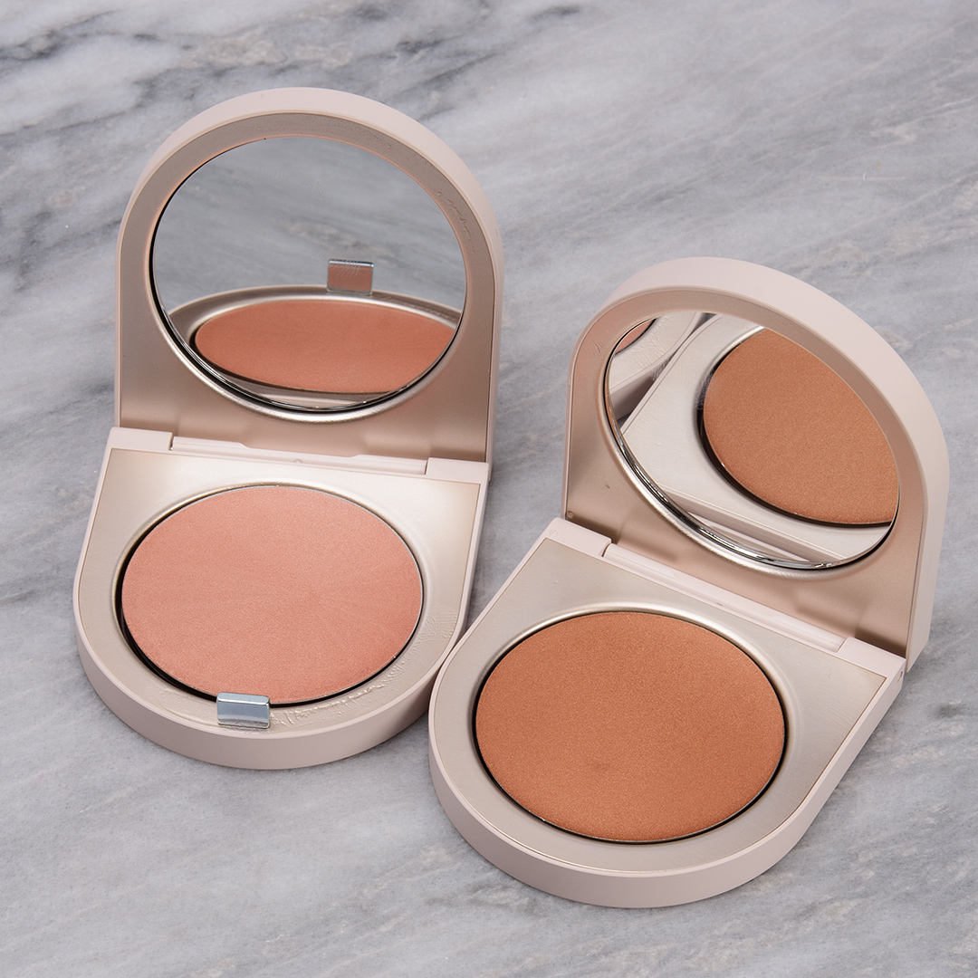 Rose Inc Solar Infusion Cream Bronzer & Solar Radiance Cream Highlighter Swatches
