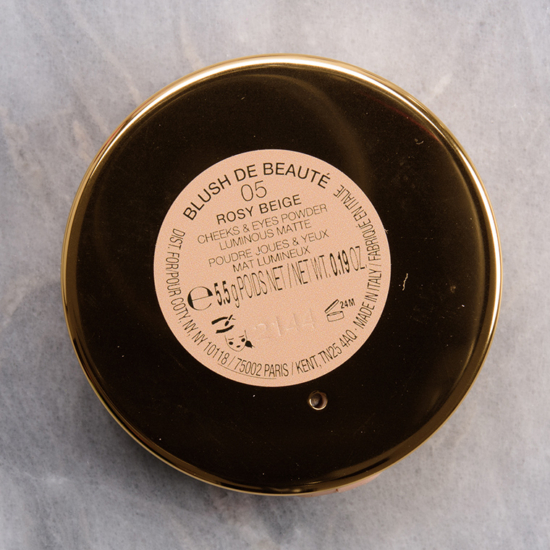 Gucci Beauty Rosy Beige (05) Luminous Matte Blush Review & Swatches