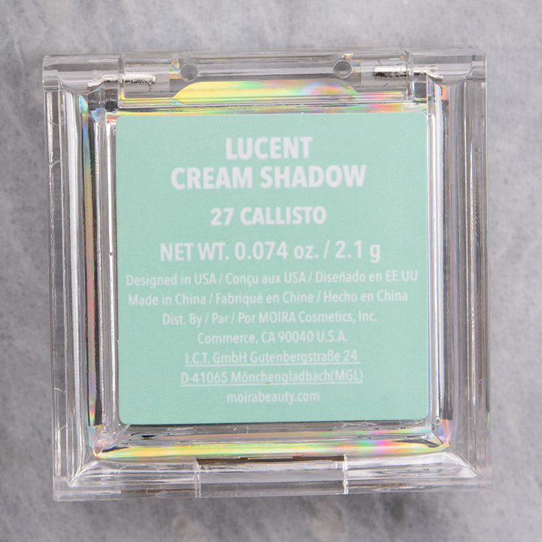 Moira Callisto Lucent Cream Shadow