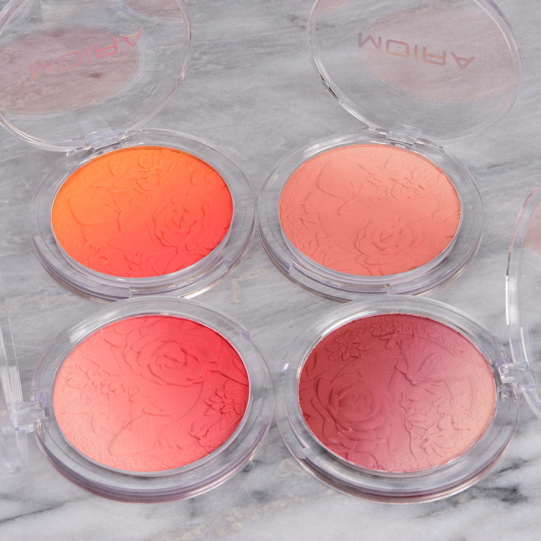 Moira Signature Ombre Blush Swatches (x8)