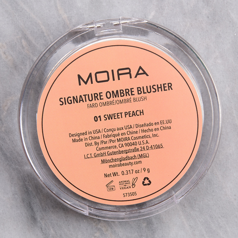 Moira Sweet Peach Signature Ombre Blush
