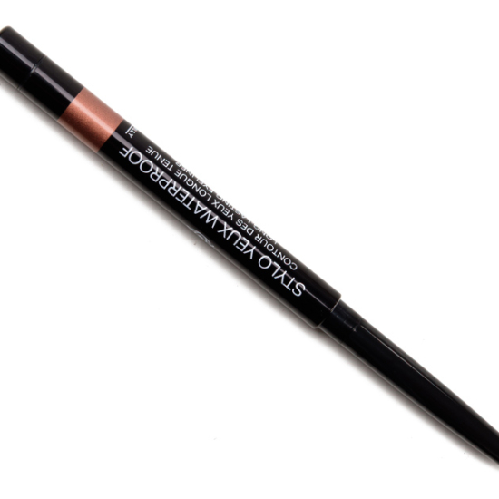 Chanel Cuivre Dore (52) Stylo Yeux Waterproof LongLasting Eyeliner Review & Swatches