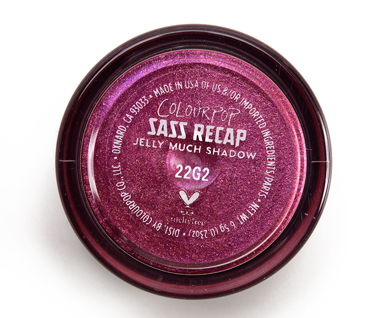 ColourPop Sass Recap Jelly Much Eyeshadow