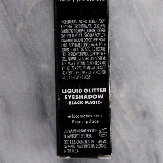 elf Black Magic Liquid Glitter Eyeshadow Review & Swatches