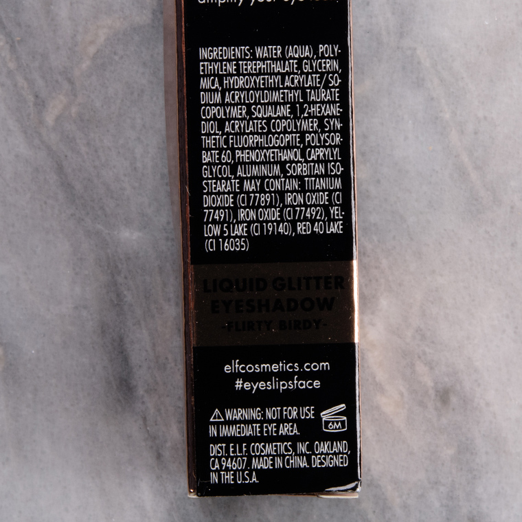 elf Flirty Birdy Liquid Glitter Eyeshadow
