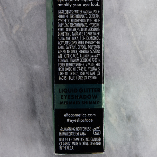 elf Mermaid Shimmy Liquid Glitter Eyeshadow Review & Swatches