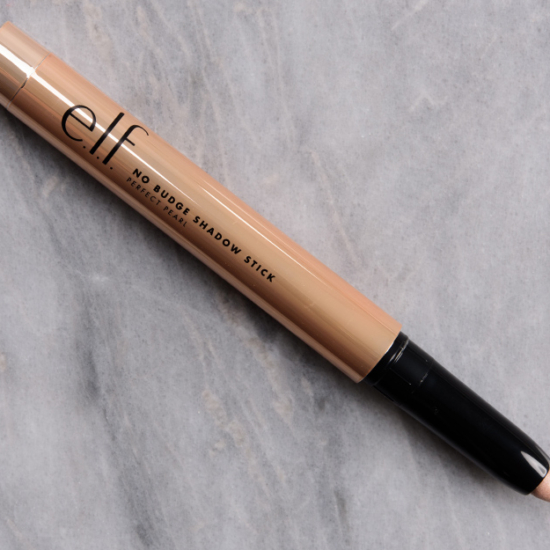 elf Perfect Pearl No Budge Shadow Stick Review & Swatches