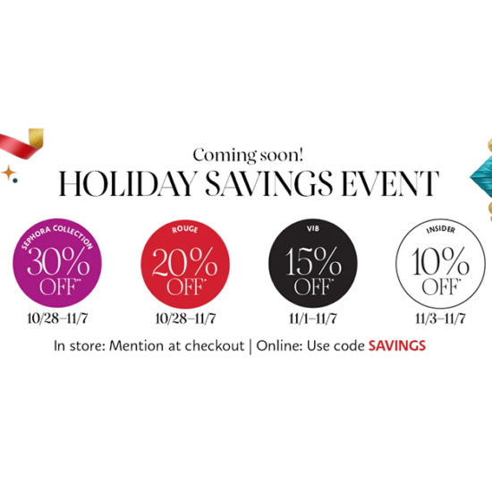 Holiday 2022 Sephora Holiday Savings