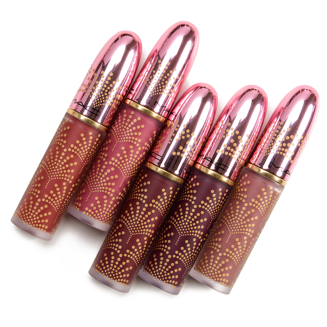 MAC Holiday 2022 Collection Swatches