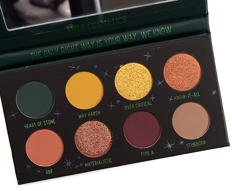 Melt Cosmetics Earth Bad Side Zodiac Eyeshadow Palette