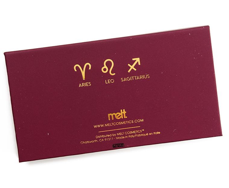 Melt Cosmetics Fire Bad Side Zodiac Eyeshadow Palette