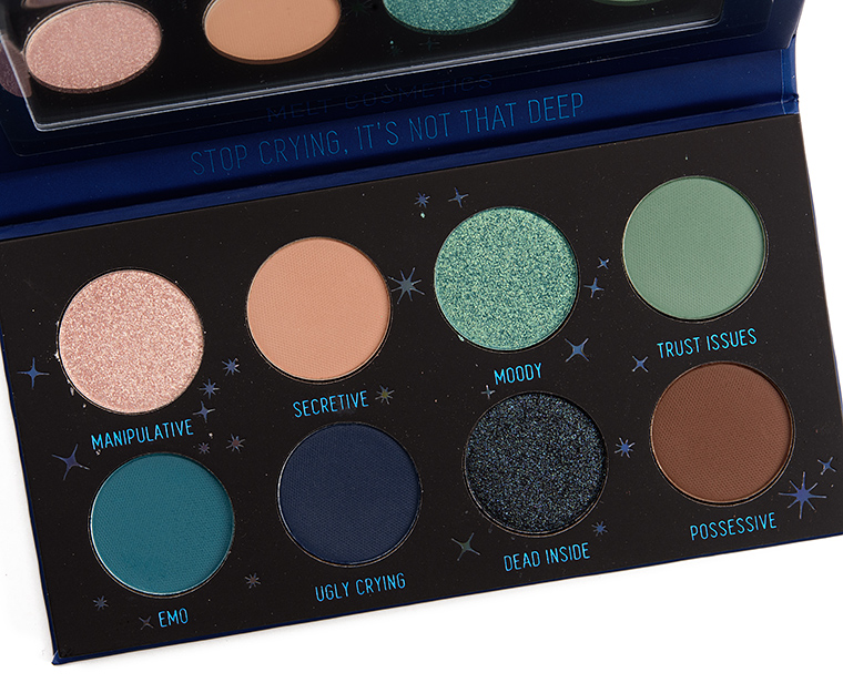 Melt Cosmetics Water Bad Side Zodiac Eyeshadow Palette