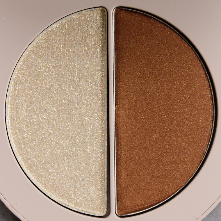 Rose Inc Satin Cocoa/White Gold Shimmer Satin & Shimmer Duet Eyeshadow