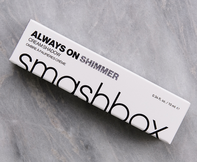 Smashbox Charcoal Shimmer Always On Shimmer Cream Eyeshadow