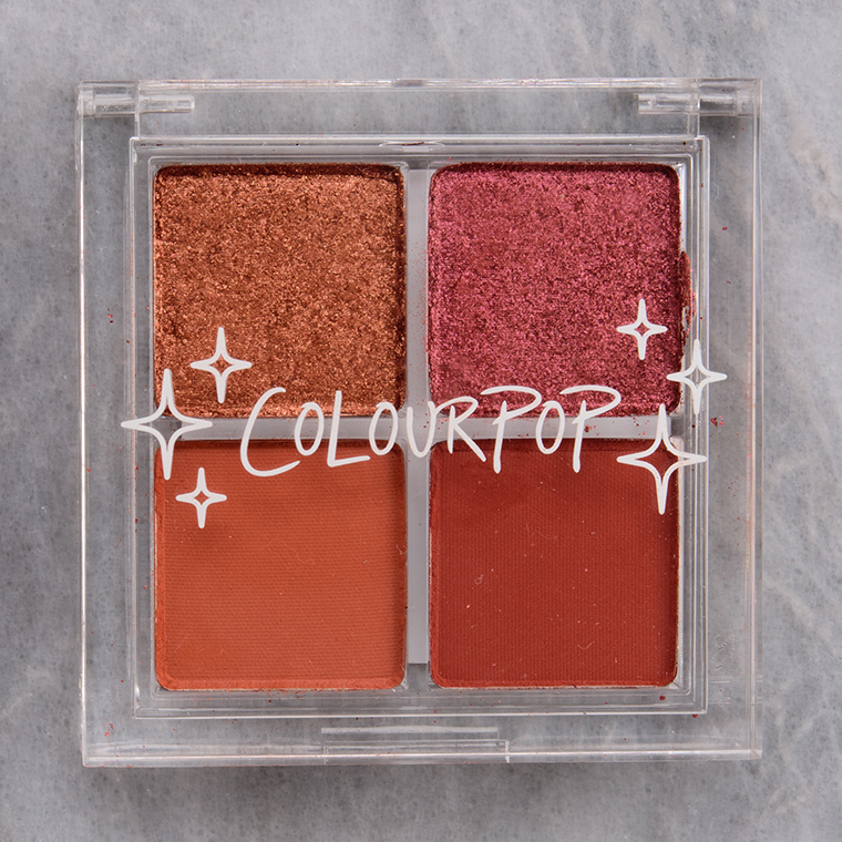 ColourPop Chestnuts About You Pressed Powder Shadow Quad
