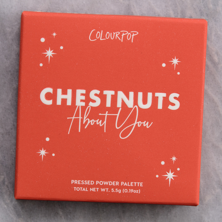 ColourPop Chestnuts About You Pressed Powder Shadow Quad