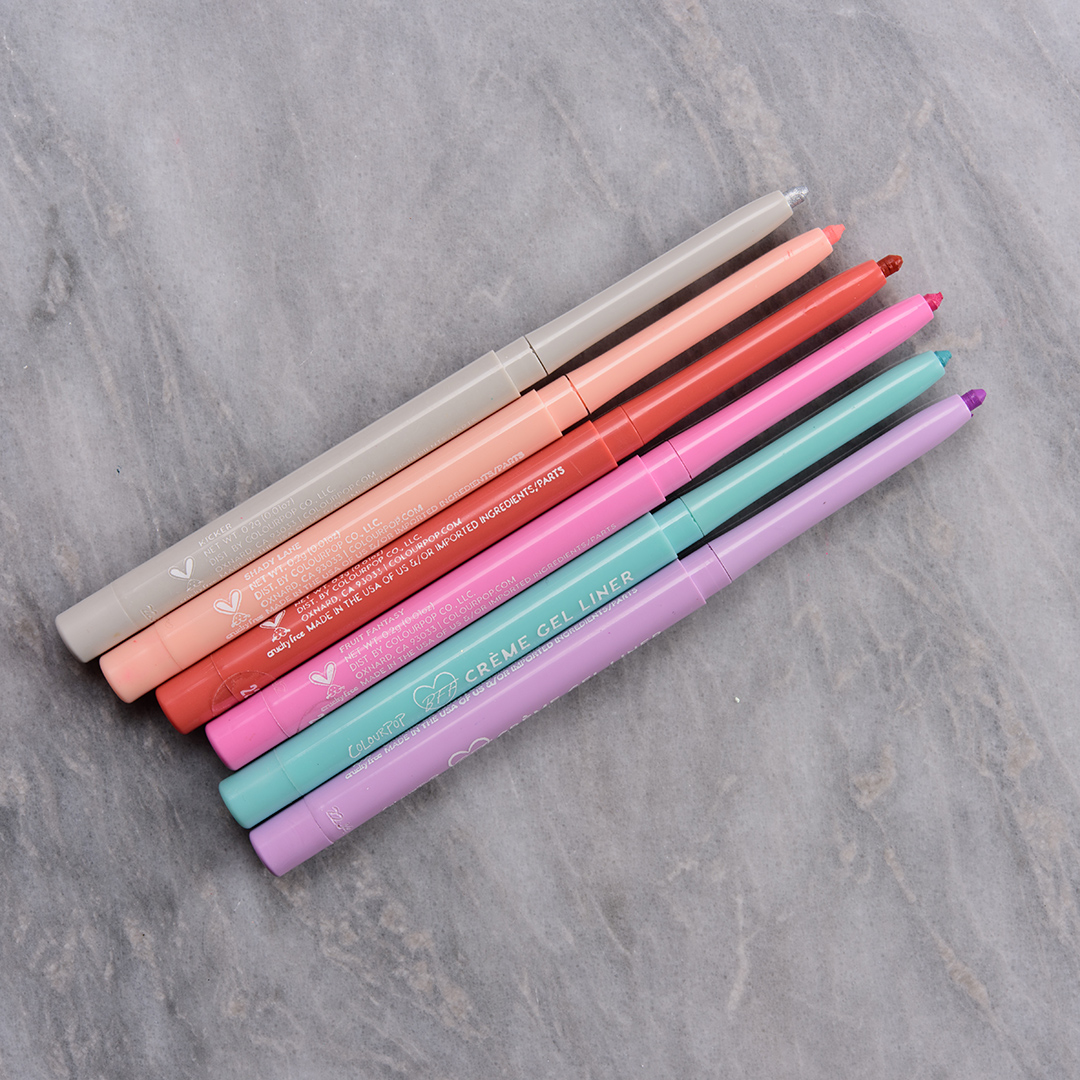ColourPop Monochromatic Moment Collection Swatches