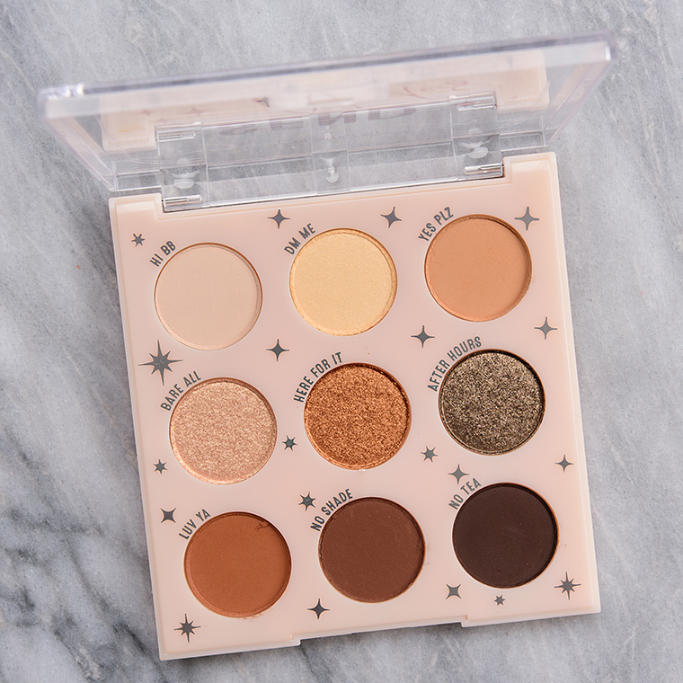 ColourPop x Target Collection Swatches
